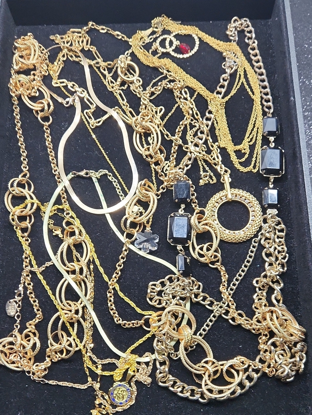 Gold-Tone Women's Necklace Bundle